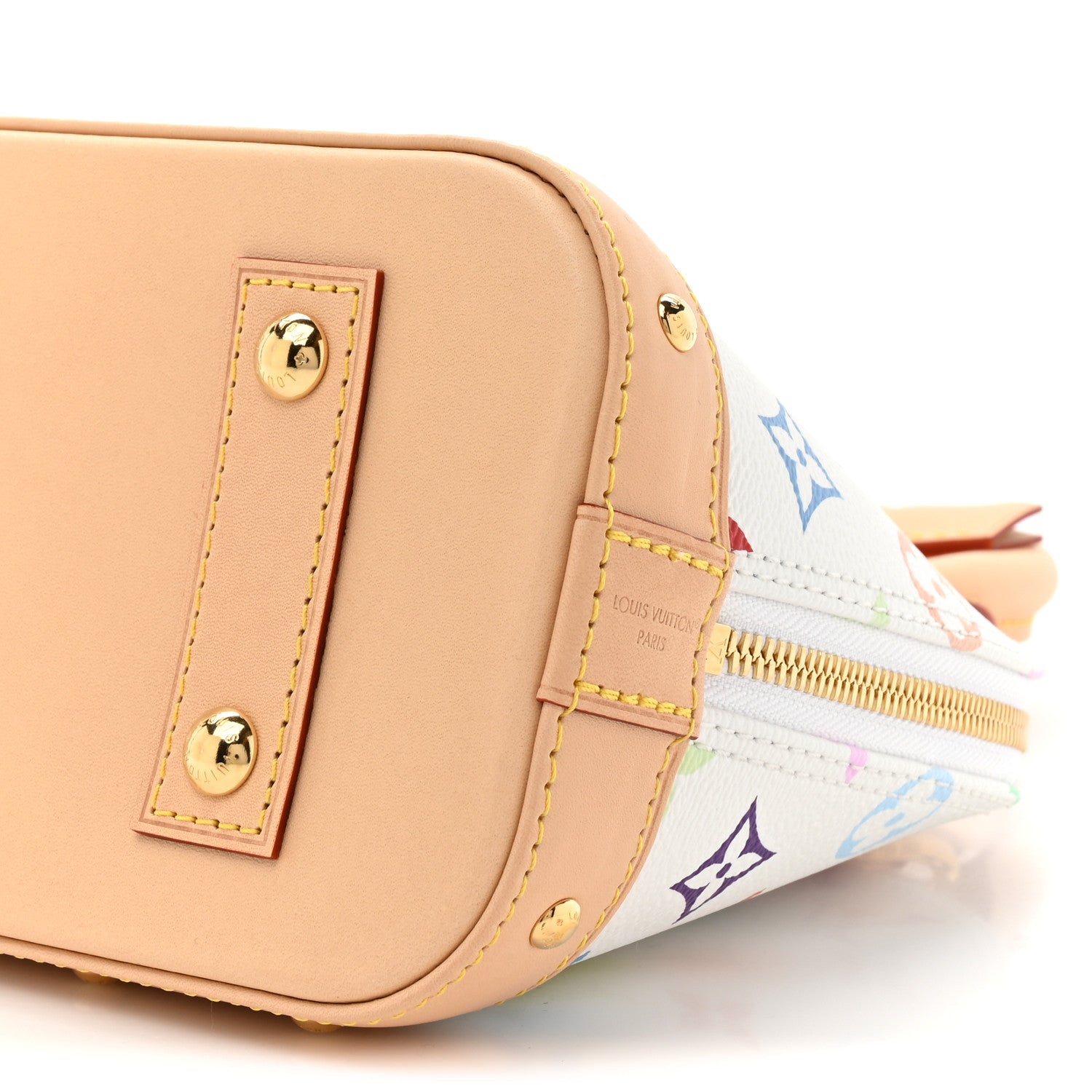 Louis Vuitton LV x TM Monogram Multicolor Alma BB White 8 of 9