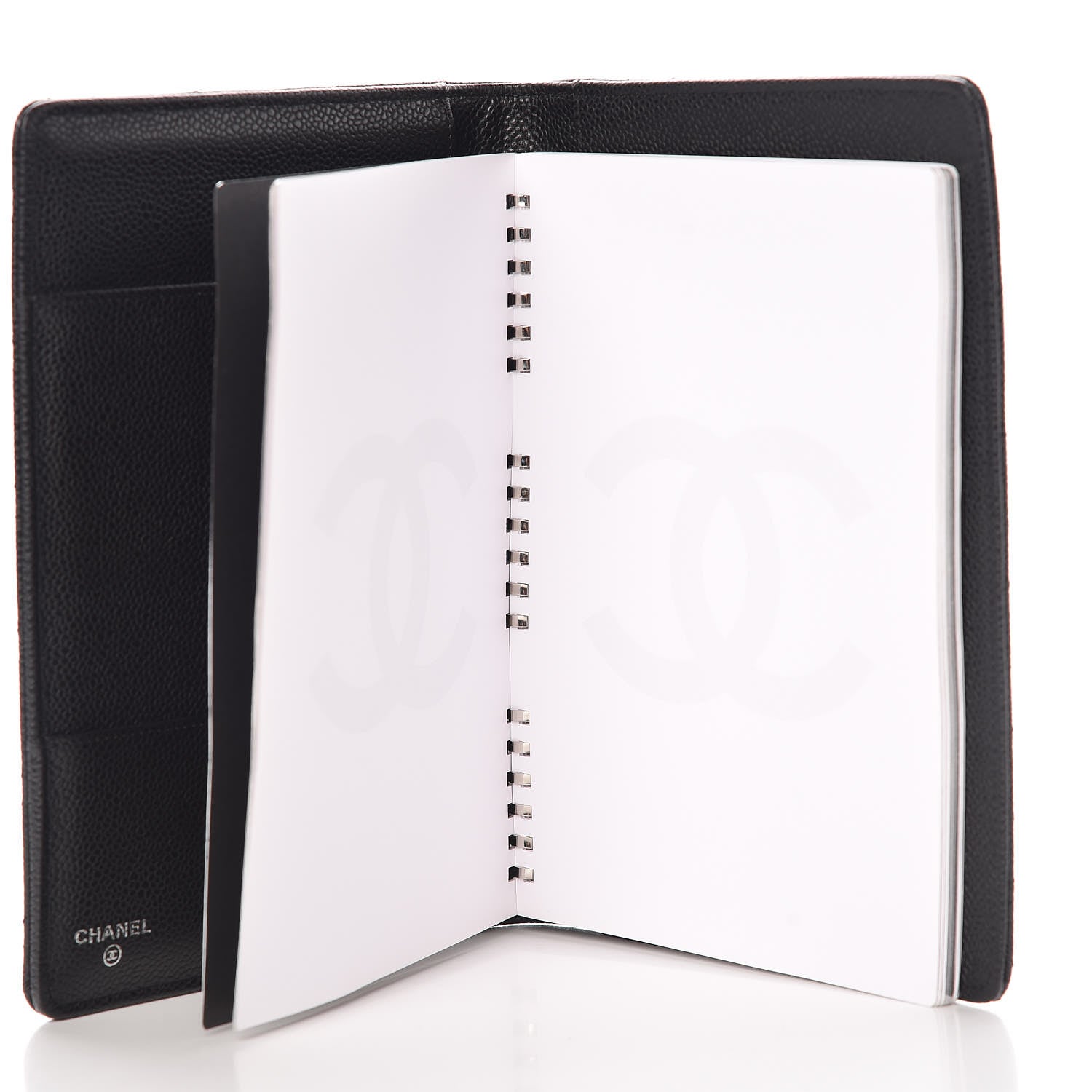 Chanel Caviar Quilted Large Agenda Cover Black 6 of 10