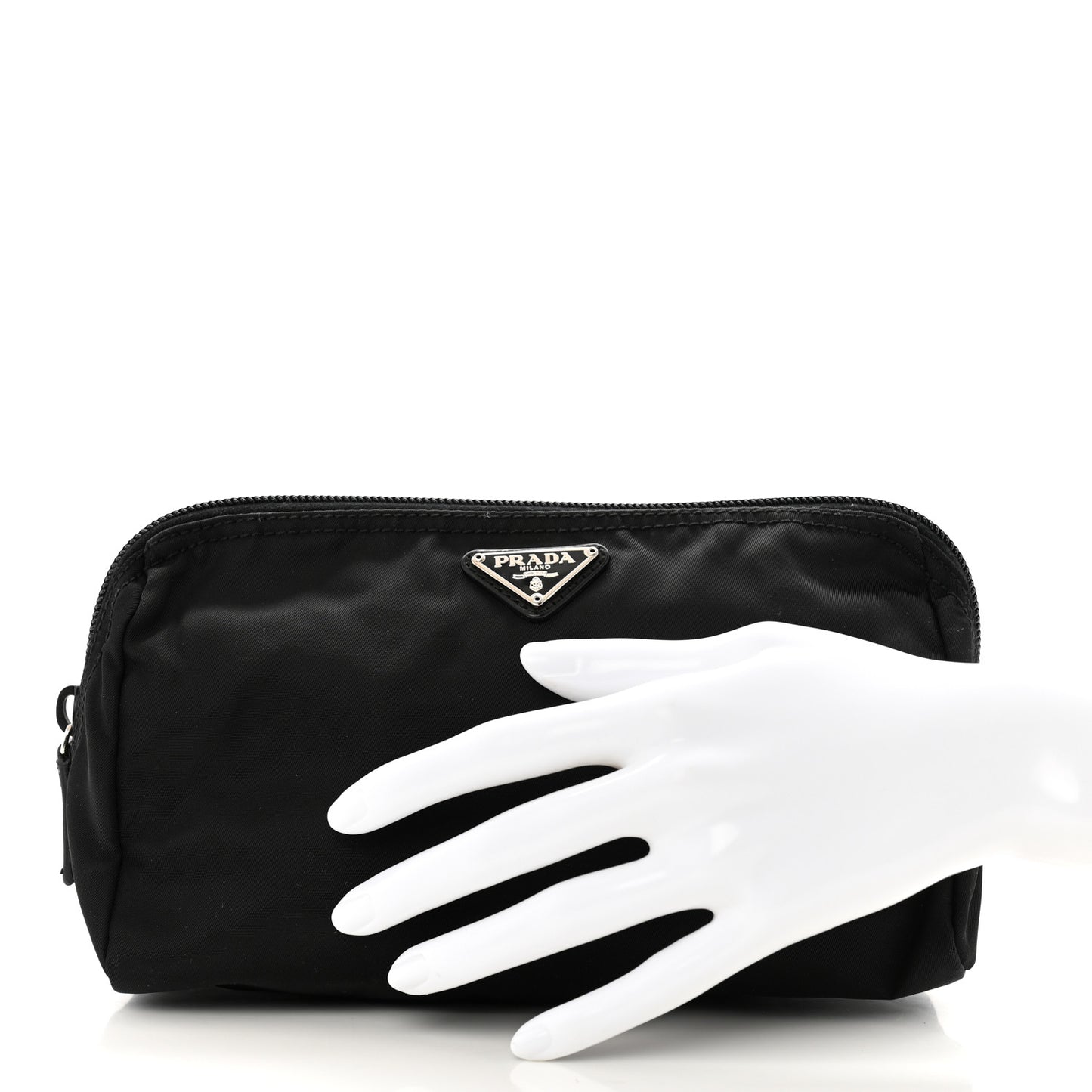 Nylon Vela Cosmetic Pouch Black