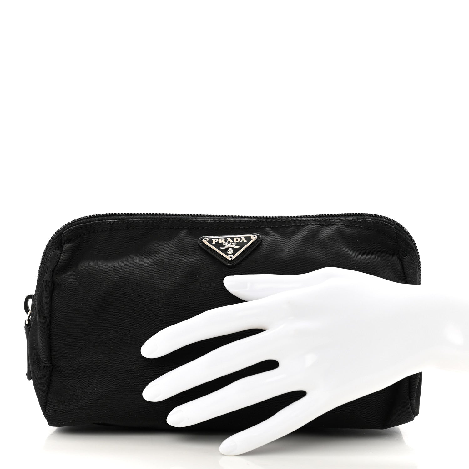 Prada Nylon Vela Cosmetic Pouch Black 2 of 7