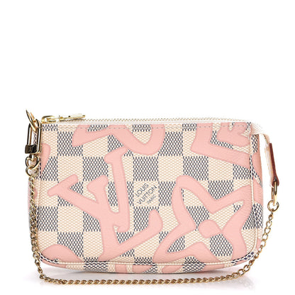 Louis Vuitton Damier Azur Tahitienne Mini Pochette Accessories 1 of 7