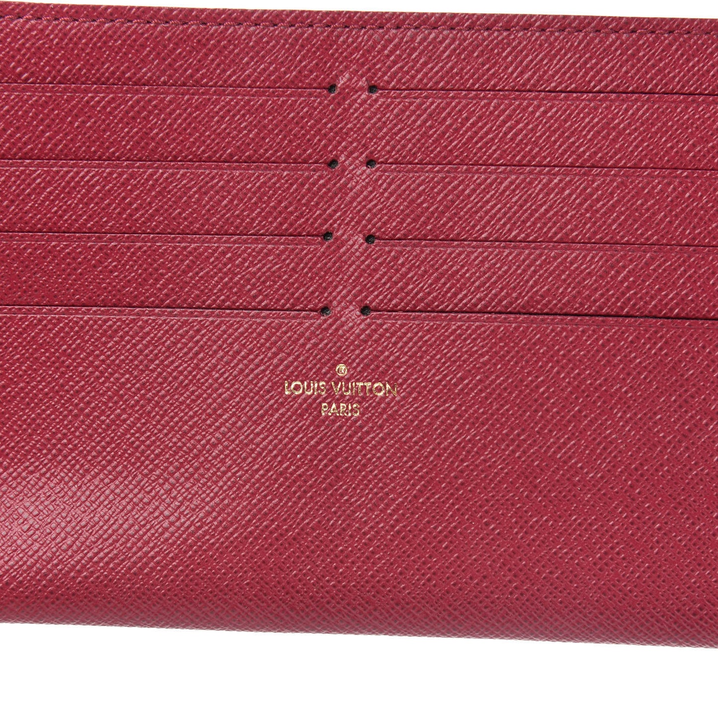 Calfskin Felicie Card Holder Insert Fuchsia