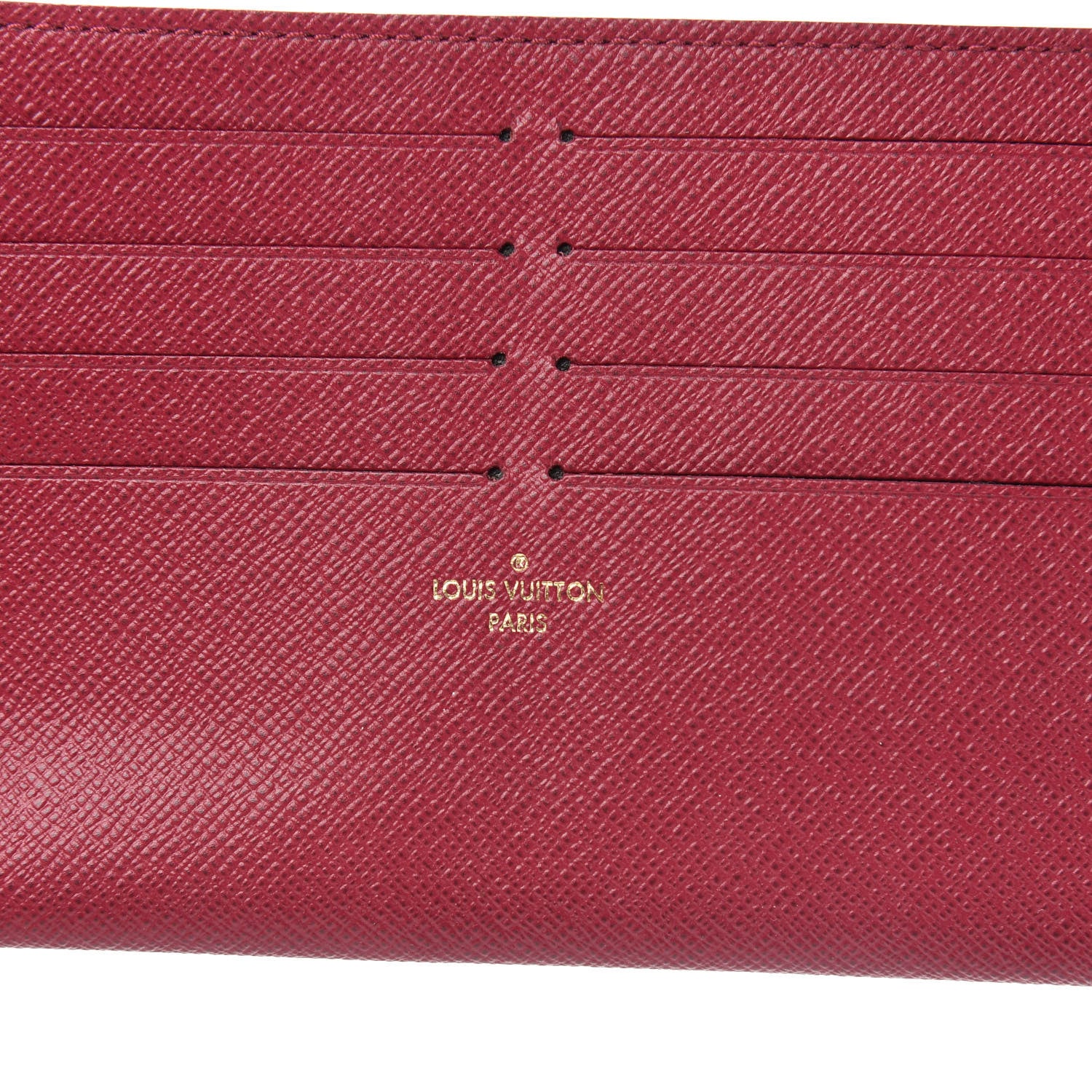 Louis Vuitton Calfskin Felicie Card Holder Insert Fuchsia 6 of 6