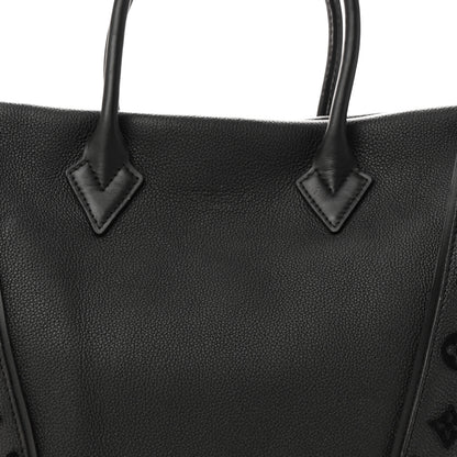 Louis Vuitton Veau Cachemire Tote W PM Black 7 of 9