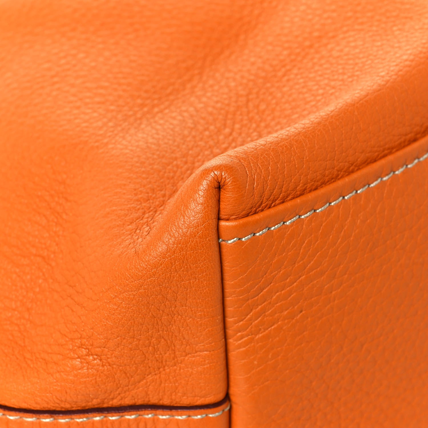 Prada Vitello Daino Tote Papaya 10 of 15