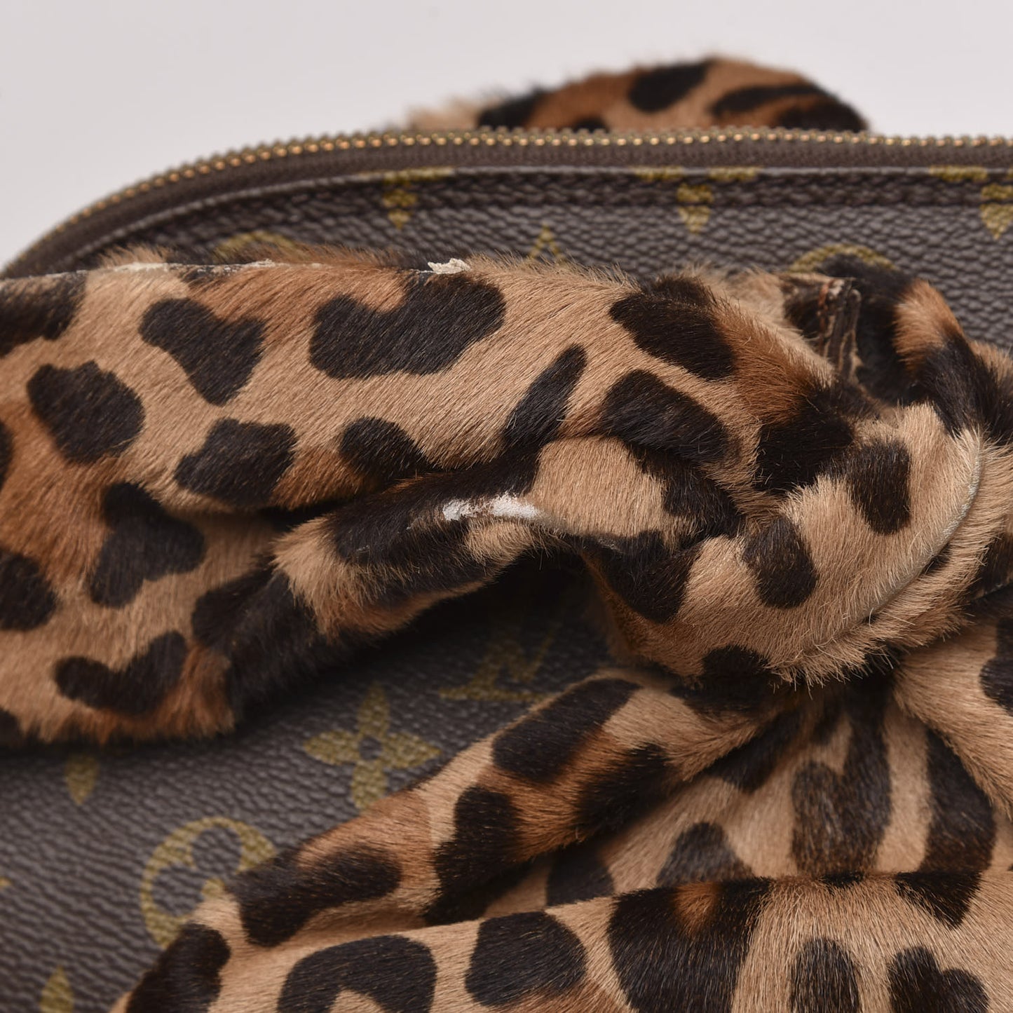 Monogram Azzedine Alaia Leopard Alma