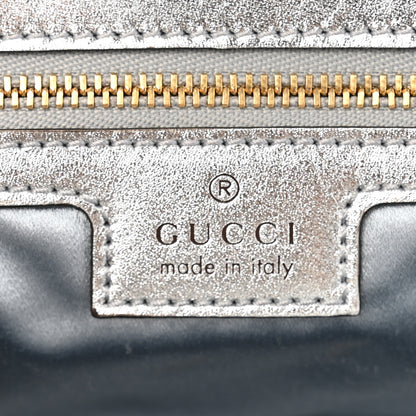 Gucci Iridescent Nappa Chevron Matelasse Small GG Marmont Shoulder Bag Iridescent Snow Light Blue 6 of 11