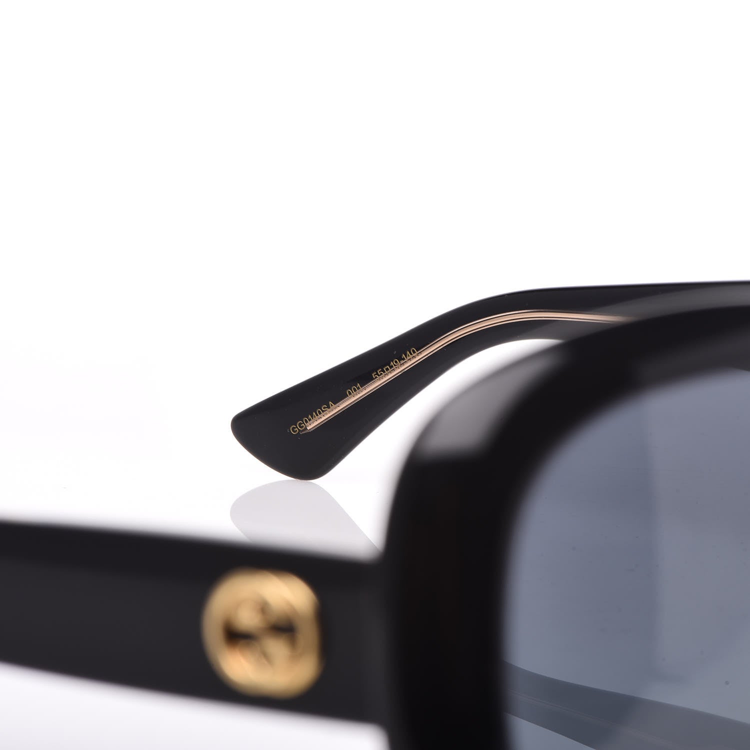 Gucci Round Sunglasses GG0140SA Black 8 of 9