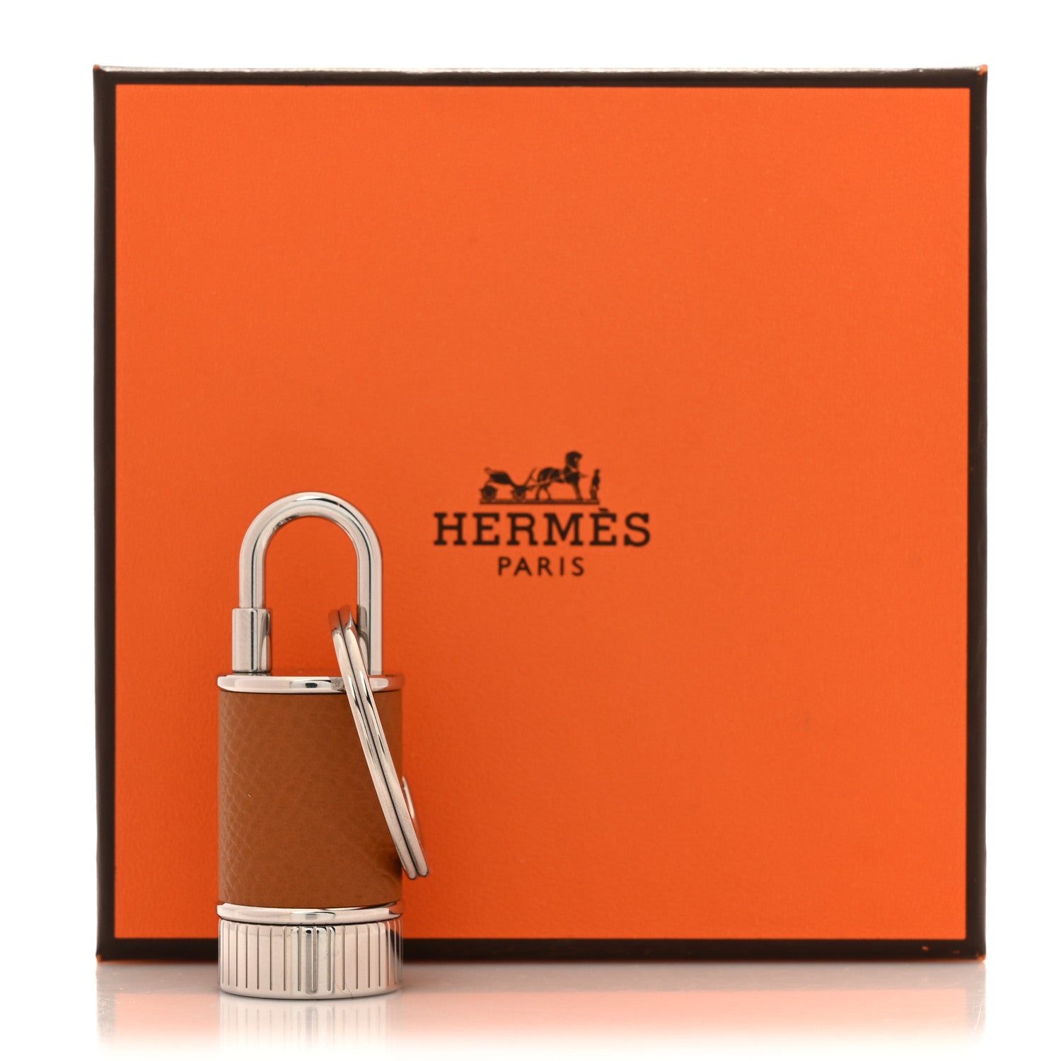 Hermes Palladium Epsom Taille-Crayon Cadena Lock Gold 7 of 7