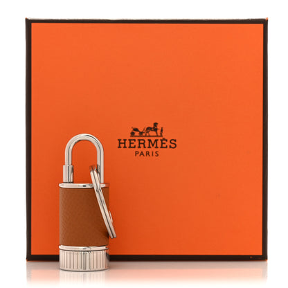Hermes Palladium Epsom Taille-Crayon Cadena Lock Gold 7 of 7