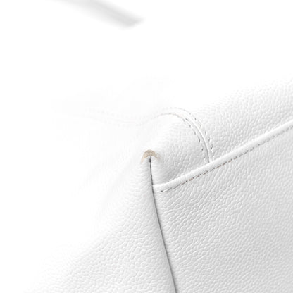 Chanel Caviar CC Tote White 6 of 14