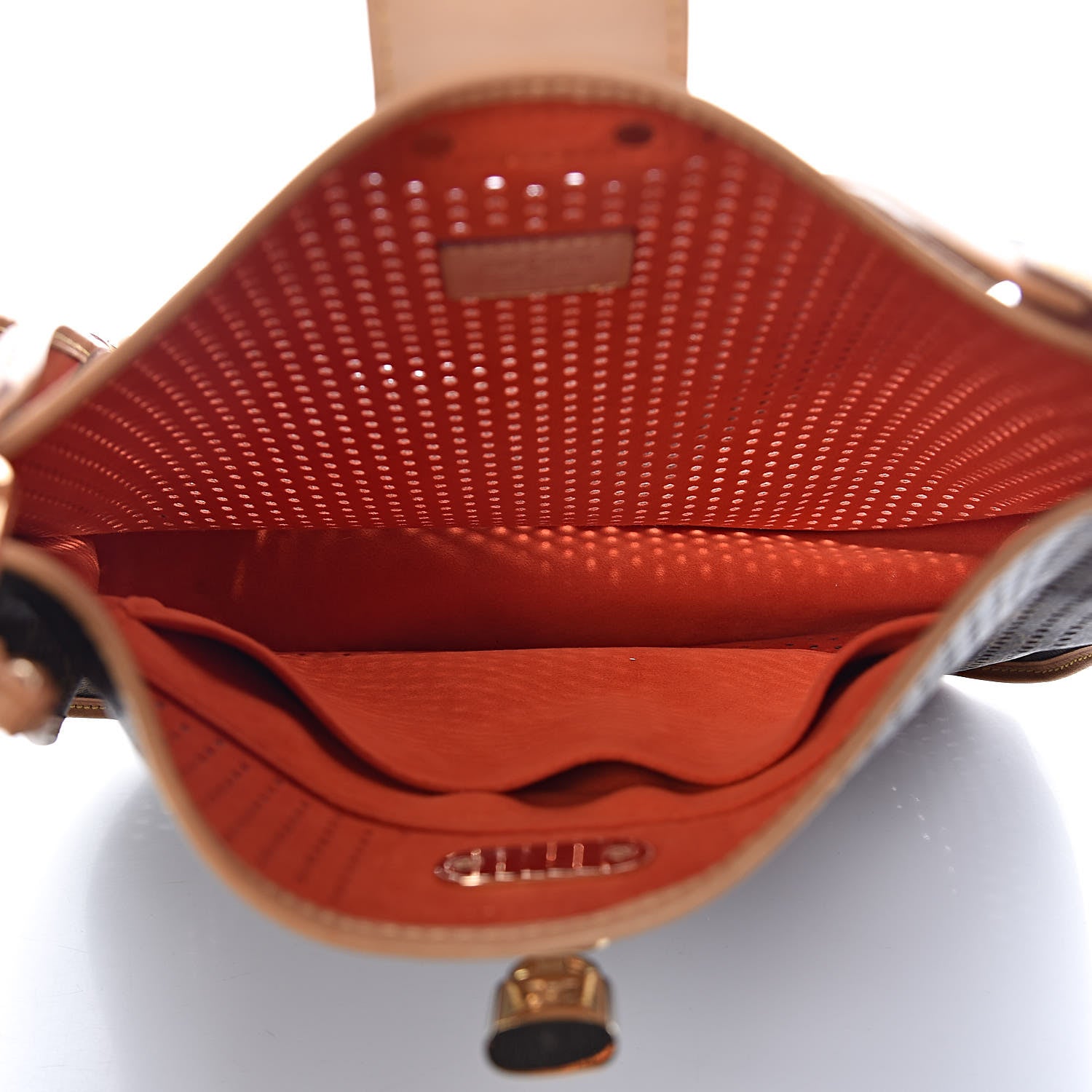Louis Vuitton Monogram Perforated Musette Orange 5 of 9