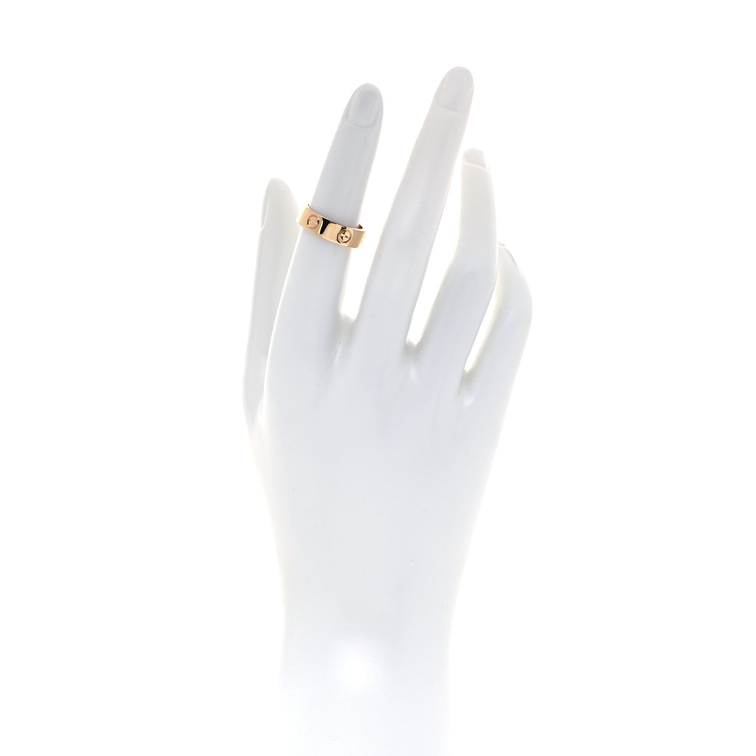 Cartier 18K Yellow Gold 5.5mm LOVE Ring 51 5.75 2 of 4
