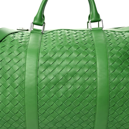 Bottega Veneta Calfskin Intrecciato Large Duffle Bag Parakeet 9 of 13