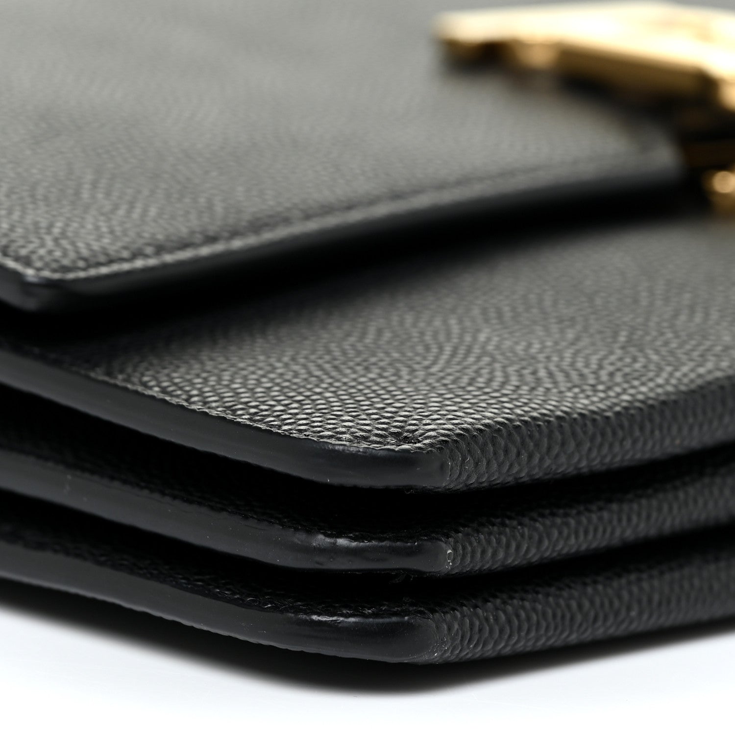 Burberry Grained Calfskin Albion TB Bag Black 9 of 10