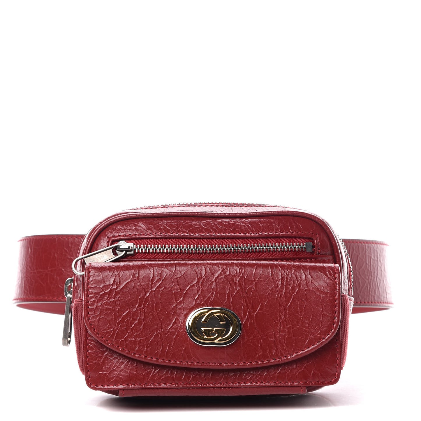 Fluffy Calfskin Mini Morpheus Belt Bag 70 28 Red