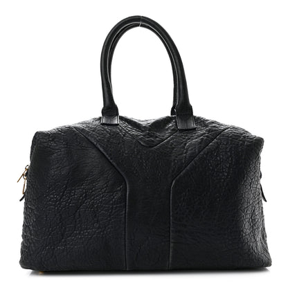 Saint Laurent Pebbled Lambskin Medium Easy Sac Black 1 of 10