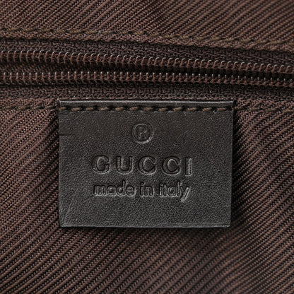 Gucci Monogram Web Jackie O Hobo Dark Brown 6 of 12