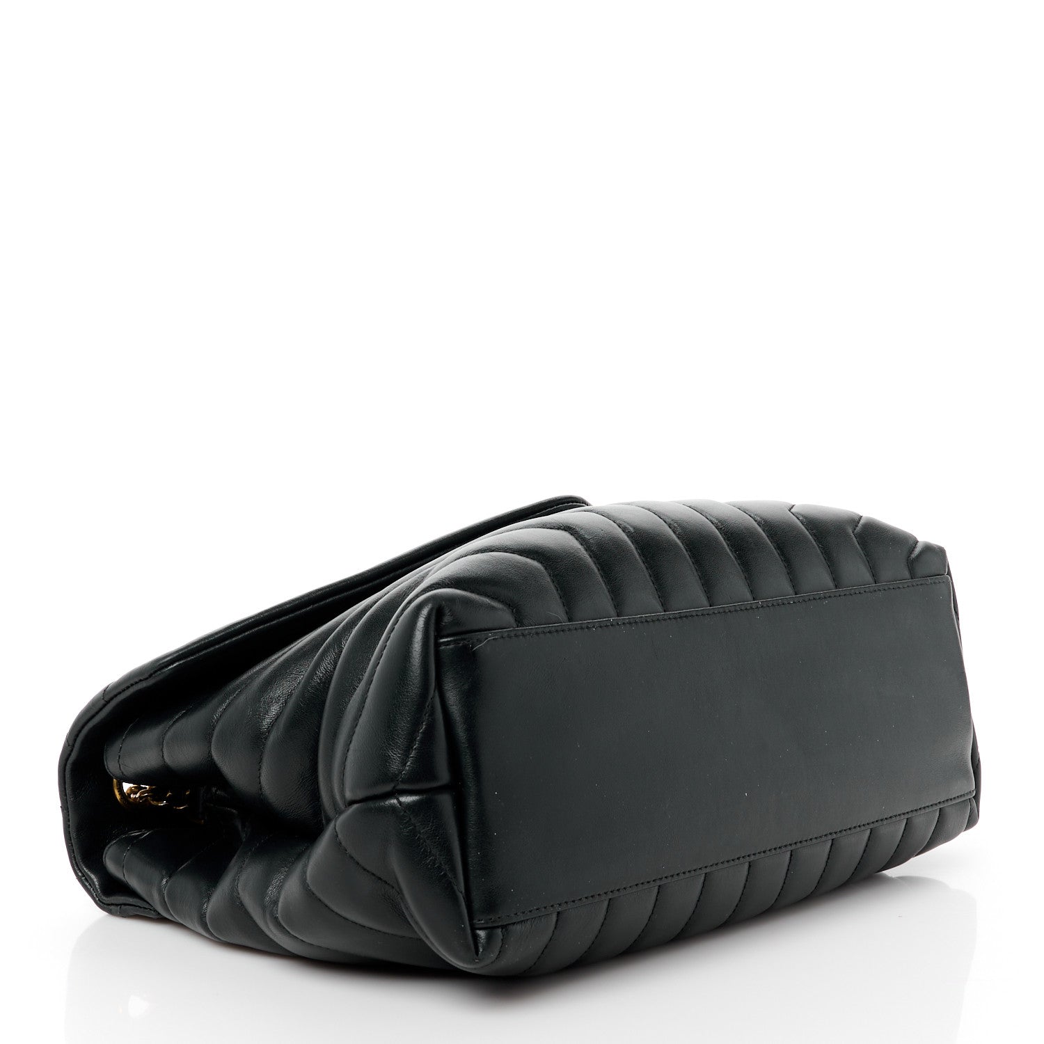 Saint Laurent Calfskin Y Quilted Monogram Medium Loulou Chain Satchel Black 4 of 13