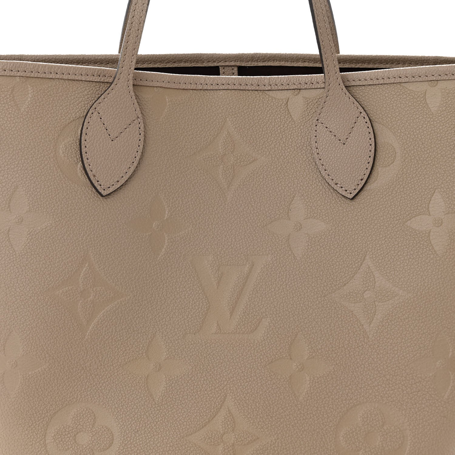 Louis Vuitton Empreinte Monogram Giant Neverfull MM Tourterelle 8 of 11