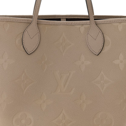 Louis Vuitton Empreinte Monogram Giant Neverfull MM Tourterelle 8 of 11