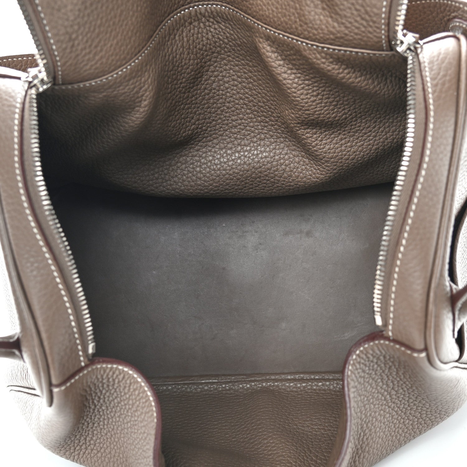 Hermes Taurillon Clemence Lindy 34 Etoupe 5 of 13