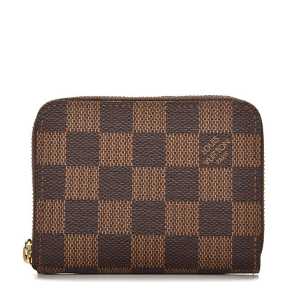 Louis Vuitton Damier Ebene Zippy Coin Purse 1 of 8