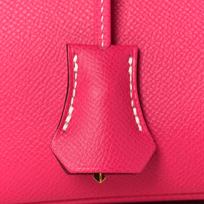 Hermes Epsom Birkin 30 Rose Tyrien 34 of 37