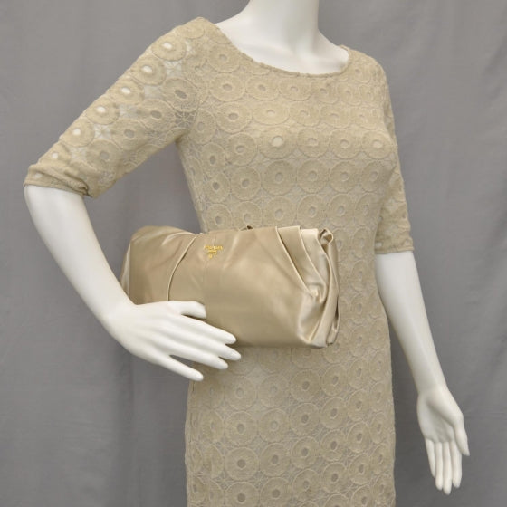 Satin Frame Evening Bag