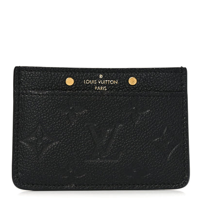 Louis Vuitton Empreinte Card Holder Black 1 of 7
