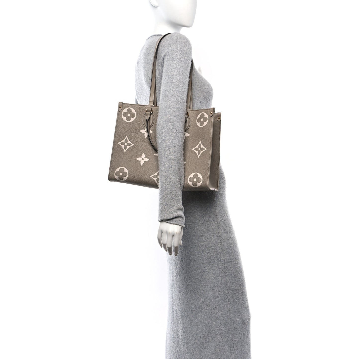 Empreinte Monogram Giant Onthego MM Tourterelle Creme