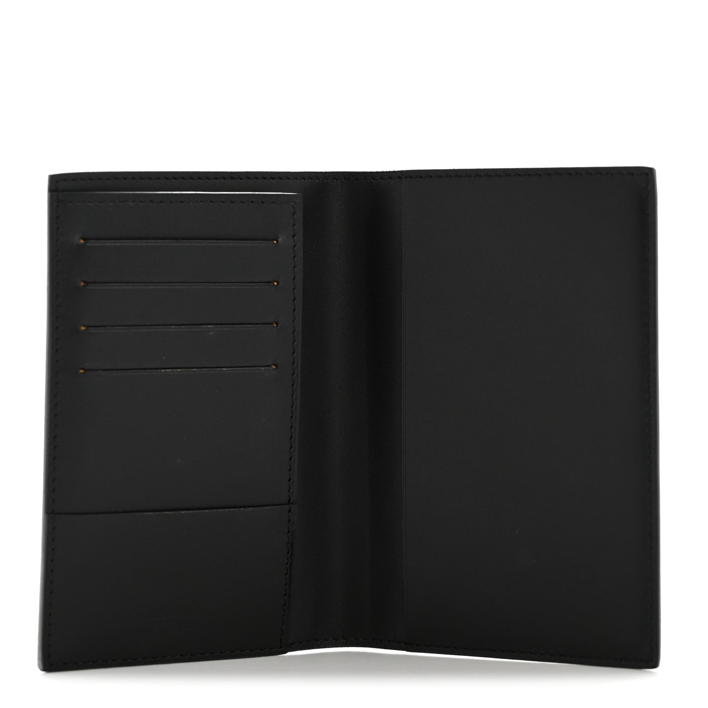 Goyardine Grenelle Passport Wallet Black Gold