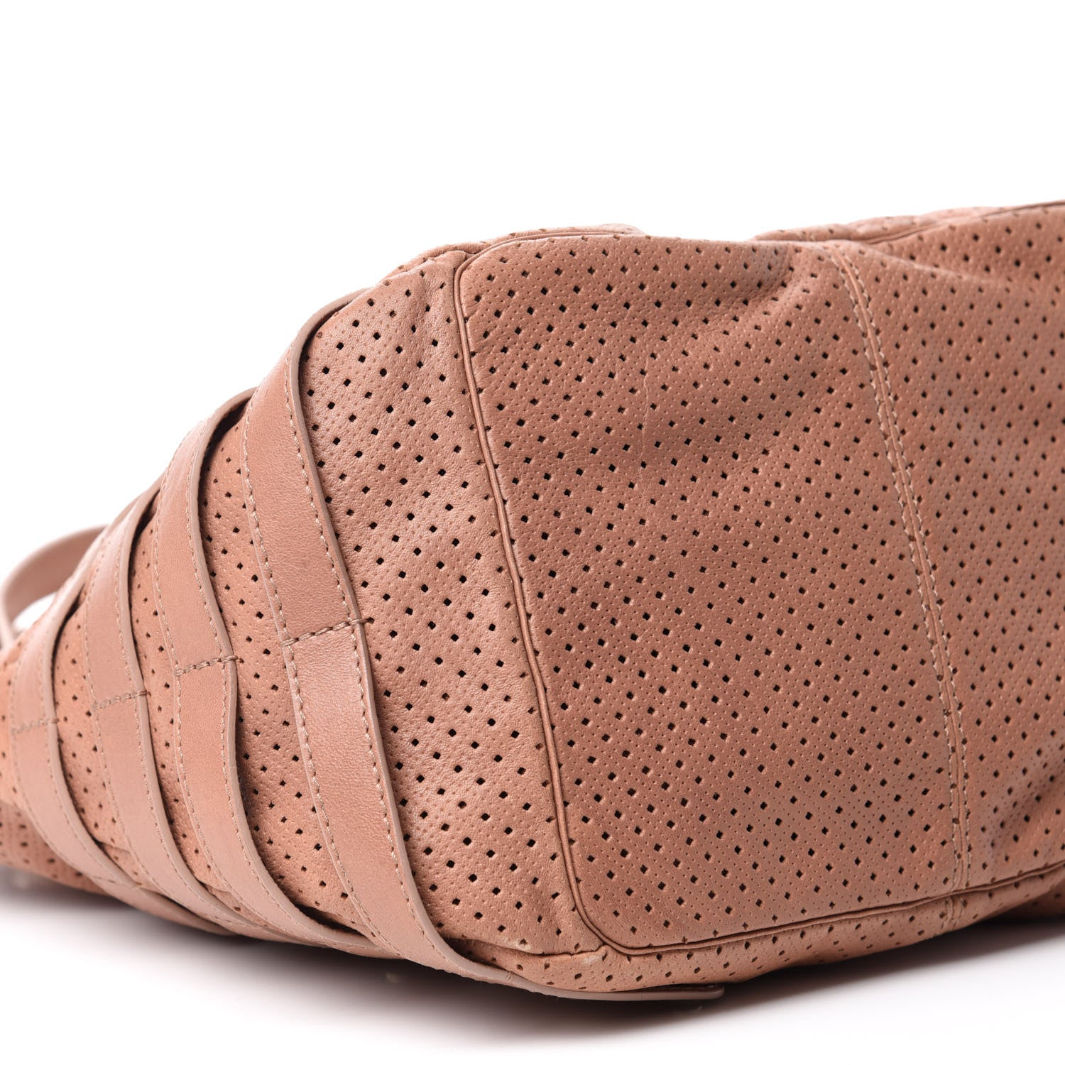 Jimmy Choo Nappa Perforated Medium Bree Tote Blush 6 of 9
