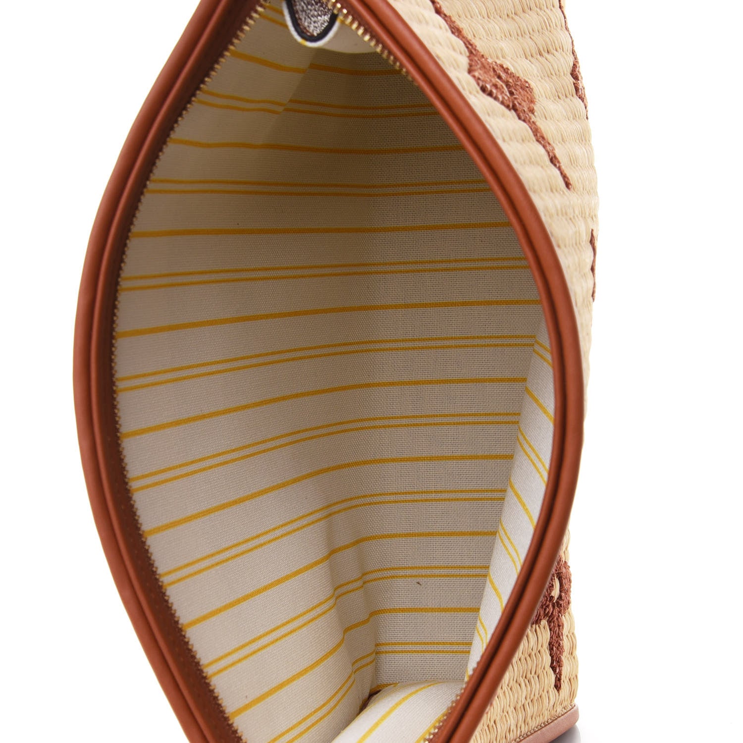 Louis Vuitton Raffia Monogram Giant Toiletry Pouch 26 Tan 4 of 4