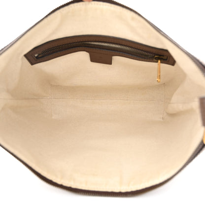 Gucci GG Supreme Monogram Web Small Ophidia Half Moon Hobo Brown 5 of 10