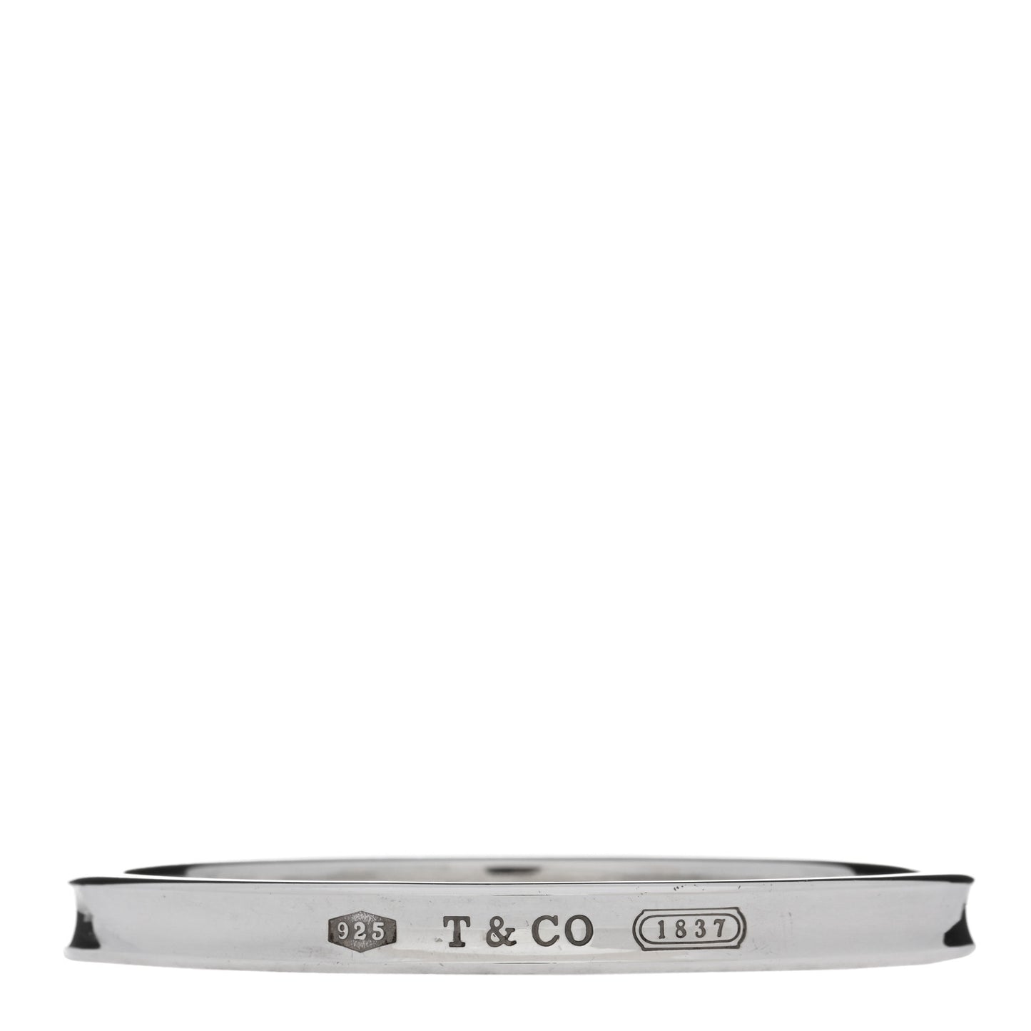 Sterling Silver Narrow 1837 Bangle Bracelet