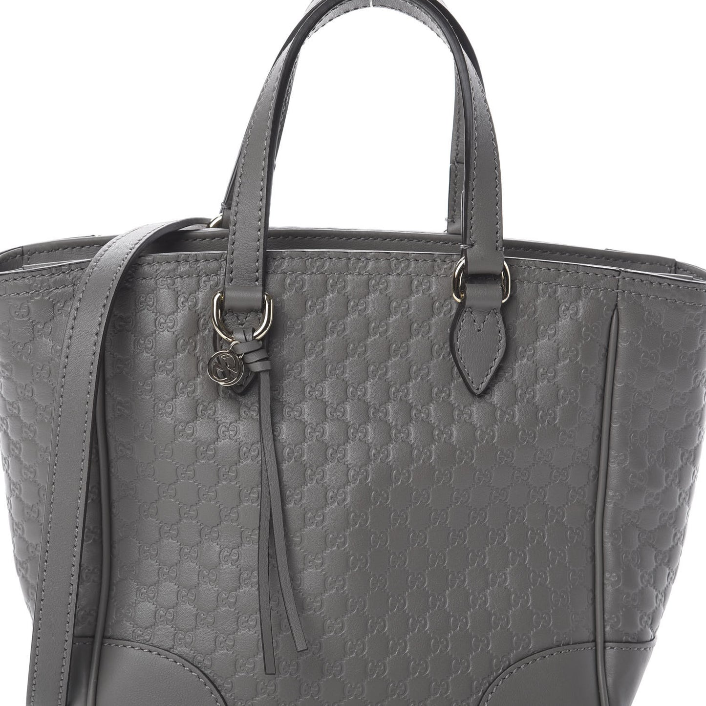 Microguccissima Small Bree Tote Graphite