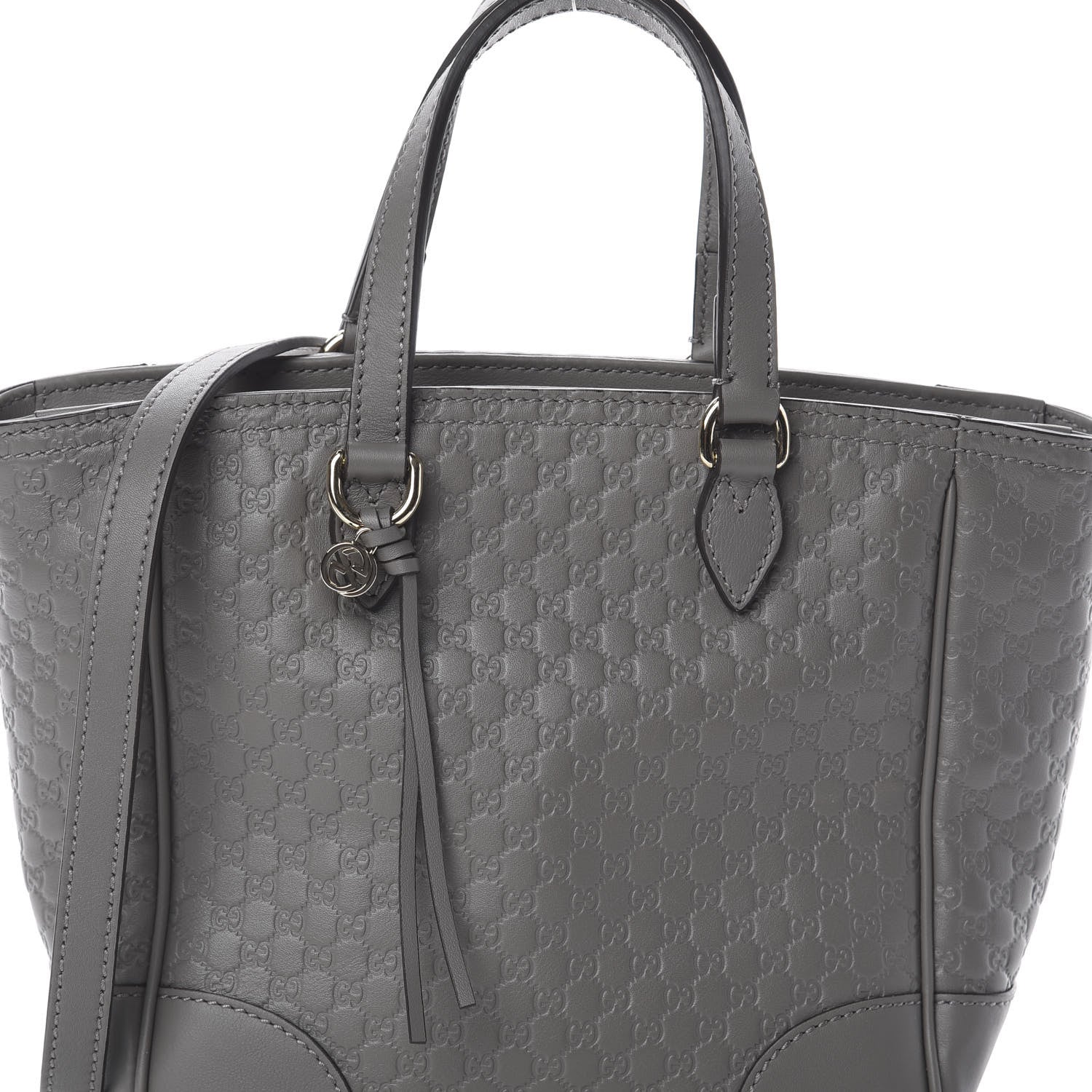 Gucci Microguccissima Small Bree Tote Graphite 9 of 9
