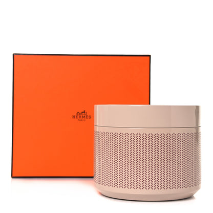 Hermes Lacquered Wood Large Boudoir Box Poudre Blush 5 of 5