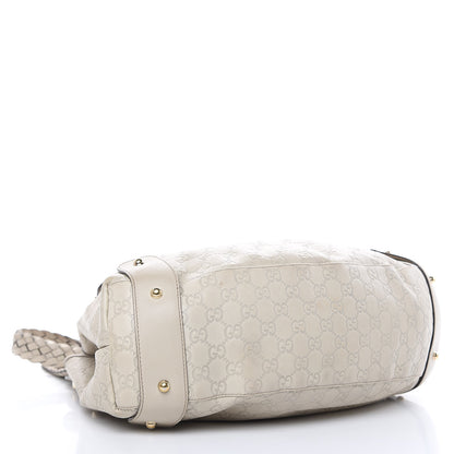 Gucci Guccissima Medium Pelham Shoulder Bag Off White 4 of 15