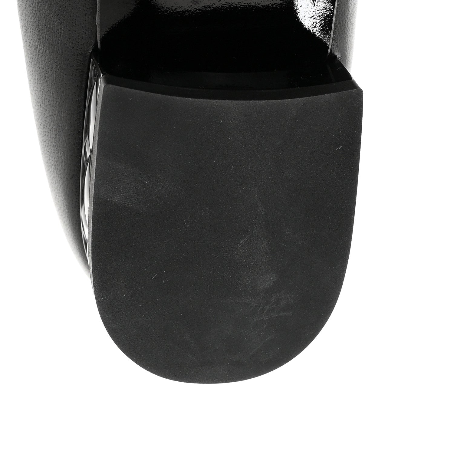 Chanel Lambskin Patent Quilted CC Cap Toe Mocassin Loafer 37 Black 11 of 14