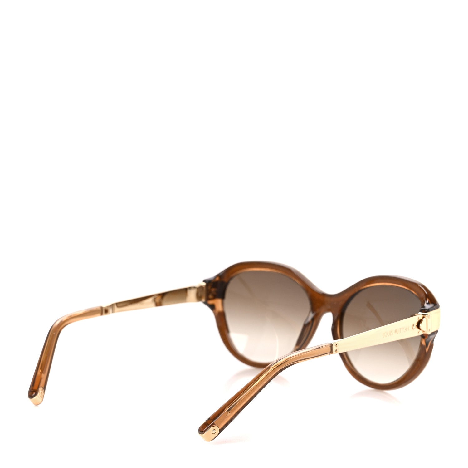 Louis Vuitton Petit Soupcon Cat Eye Sunglasses Z0487W Brown 4 of 8