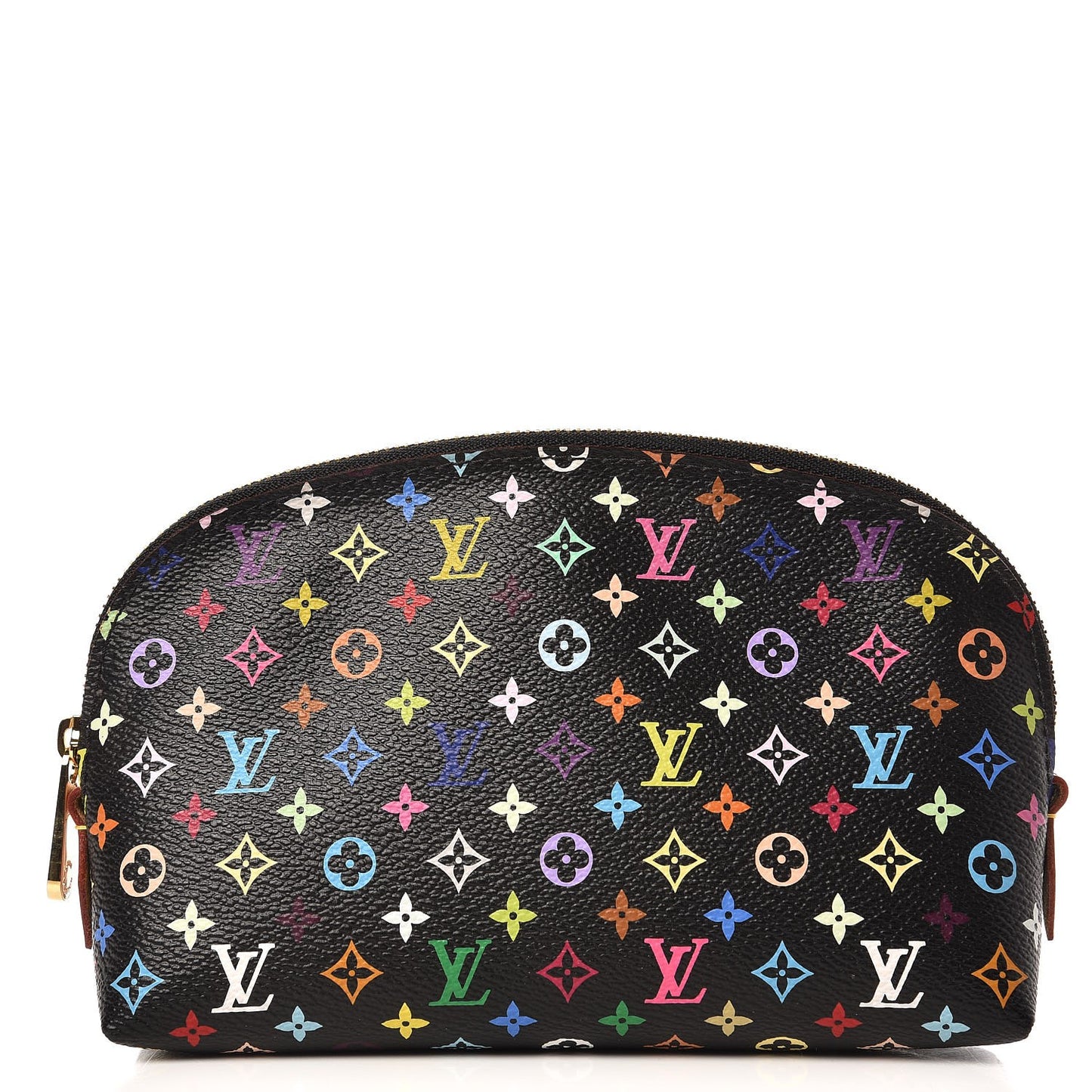 Monogram Multicolor Cosmetic Pouch Black Grenade
