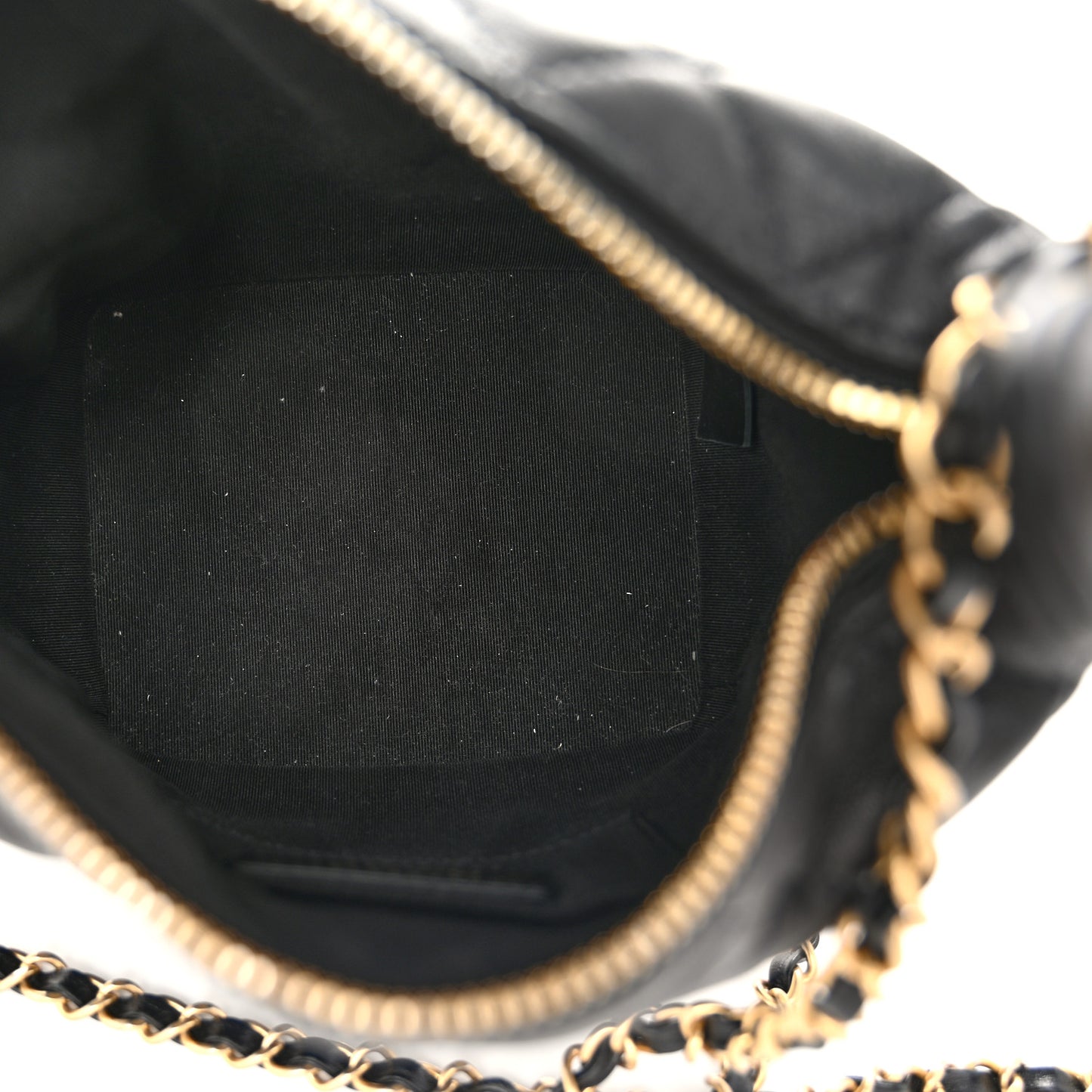 Lambskin Quilted Small Perfect Meeting Hobo Black