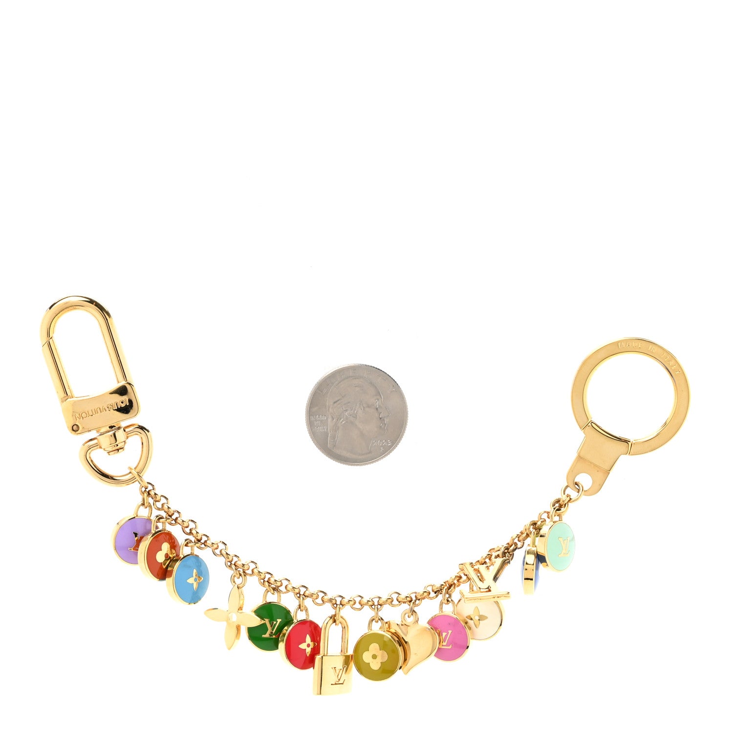 Louis Vuitton Pastilles Key Chain Bag Charm Multicolor 2 of 3