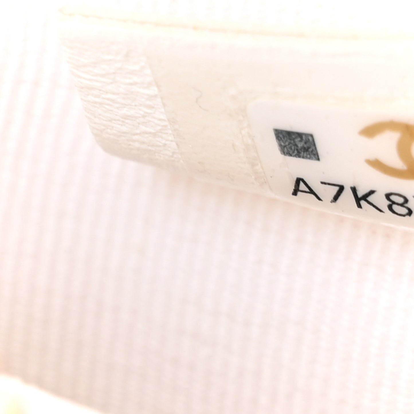 Canvas Calfskin Tennis Racket Mini Bag White Black