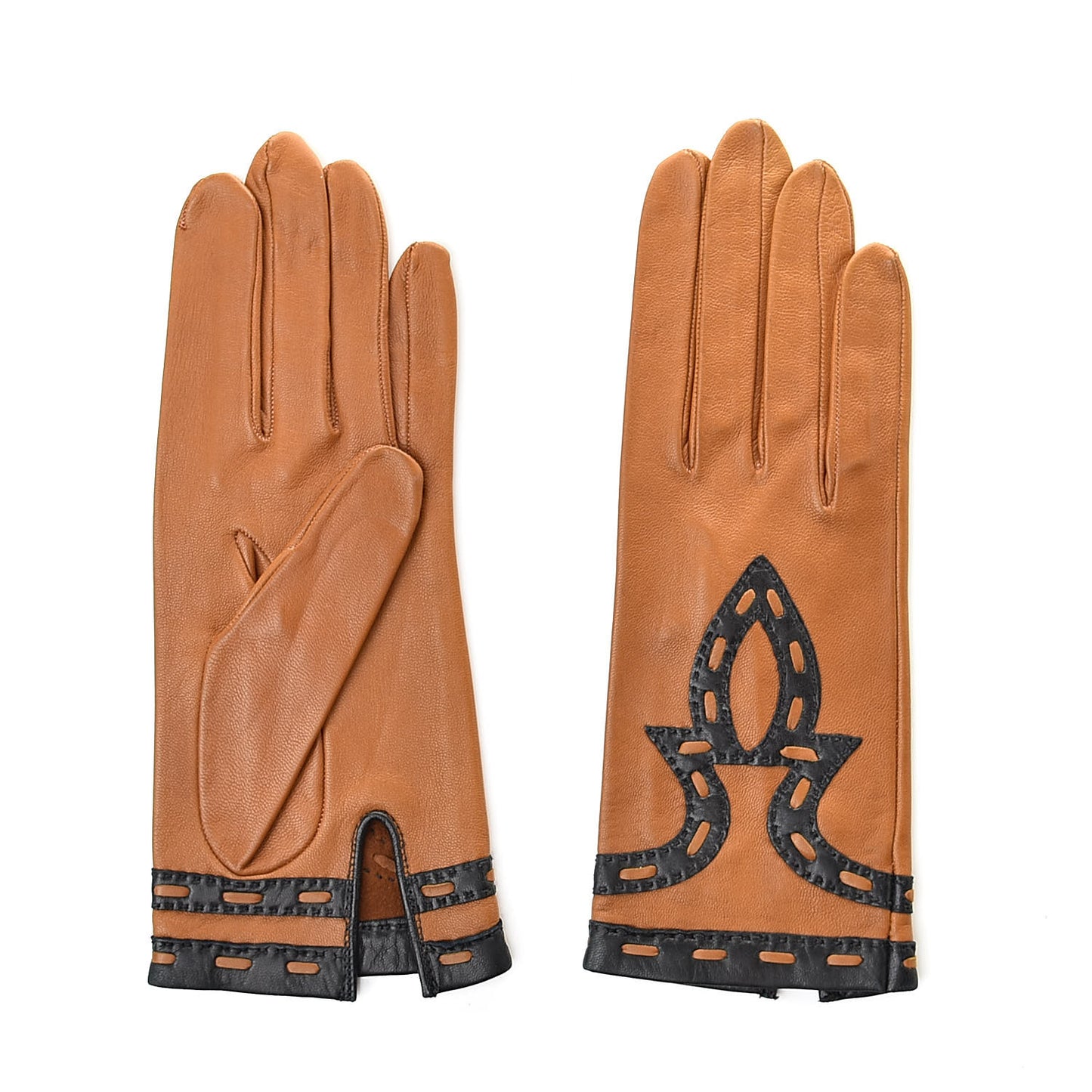 Lambskin Gloves 7 Brown