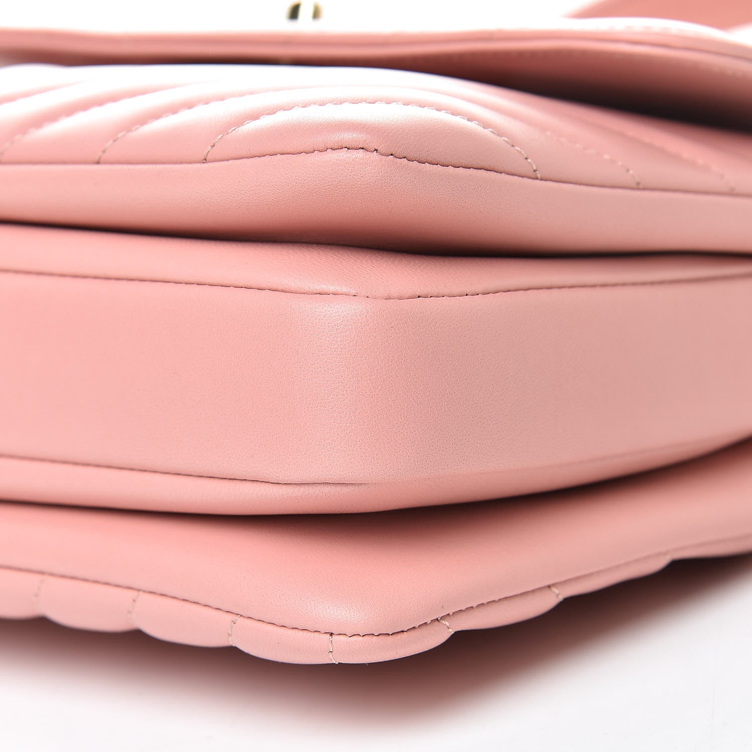 Chanel Lambskin Chevron Quilted Small Trendy CC Dual Handle Flap Bag Light Pink 10 of 11