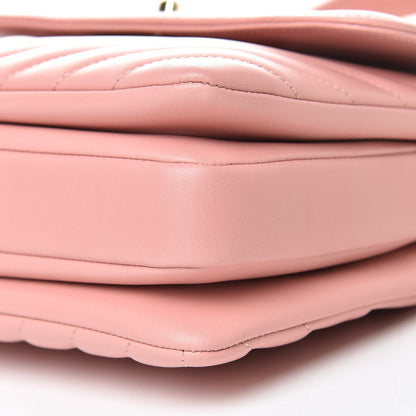 Chanel Lambskin Chevron Quilted Small Trendy CC Dual Handle Flap Bag Light Pink 10 of 11