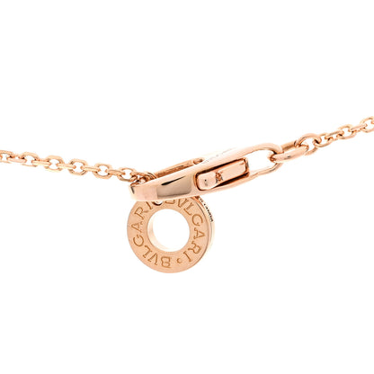 Bulgari 18K Rose Gold Diamond Carnelian Divas' Dream Pendant Necklace 4 of 7
